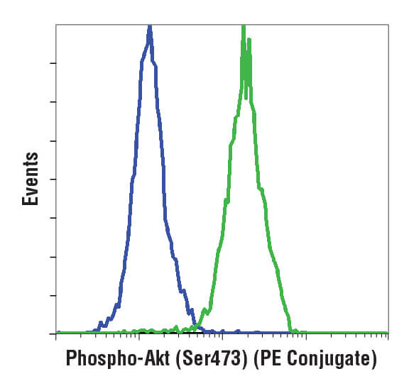 Flow cytometric analysis of phosphorylation states of Jurkat cells
